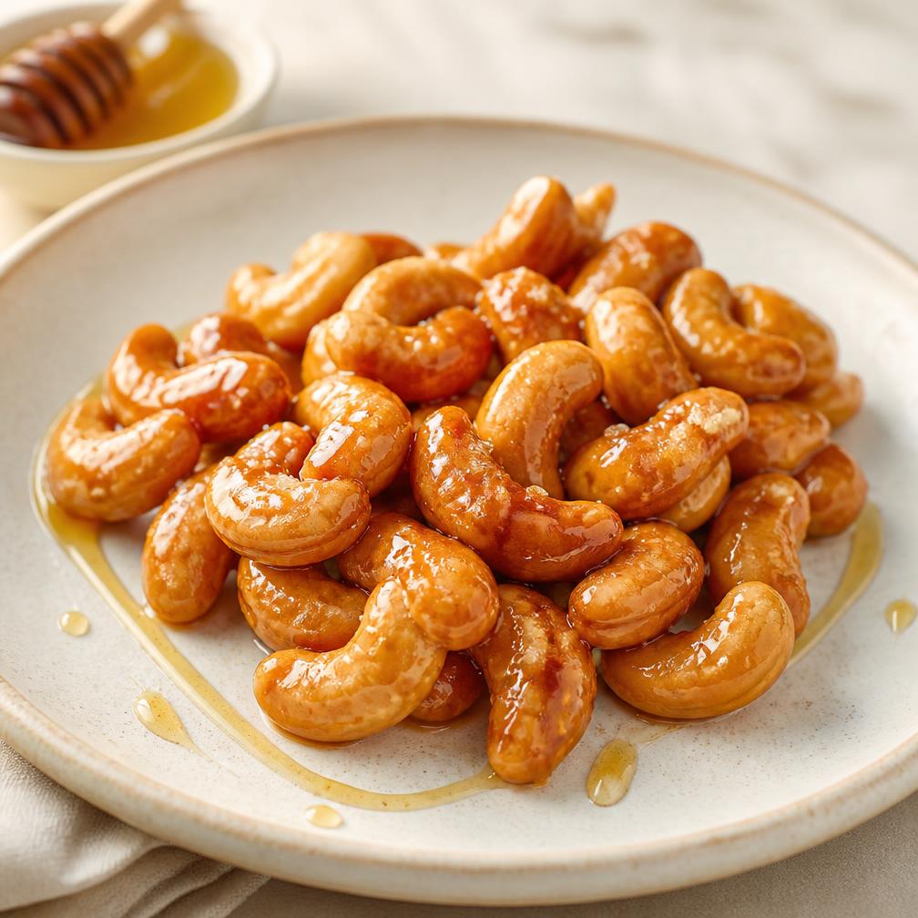 Honey Sugar Coated Cashews