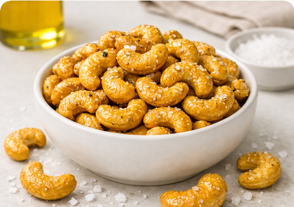 Oil Roasted & Salted Cashews
