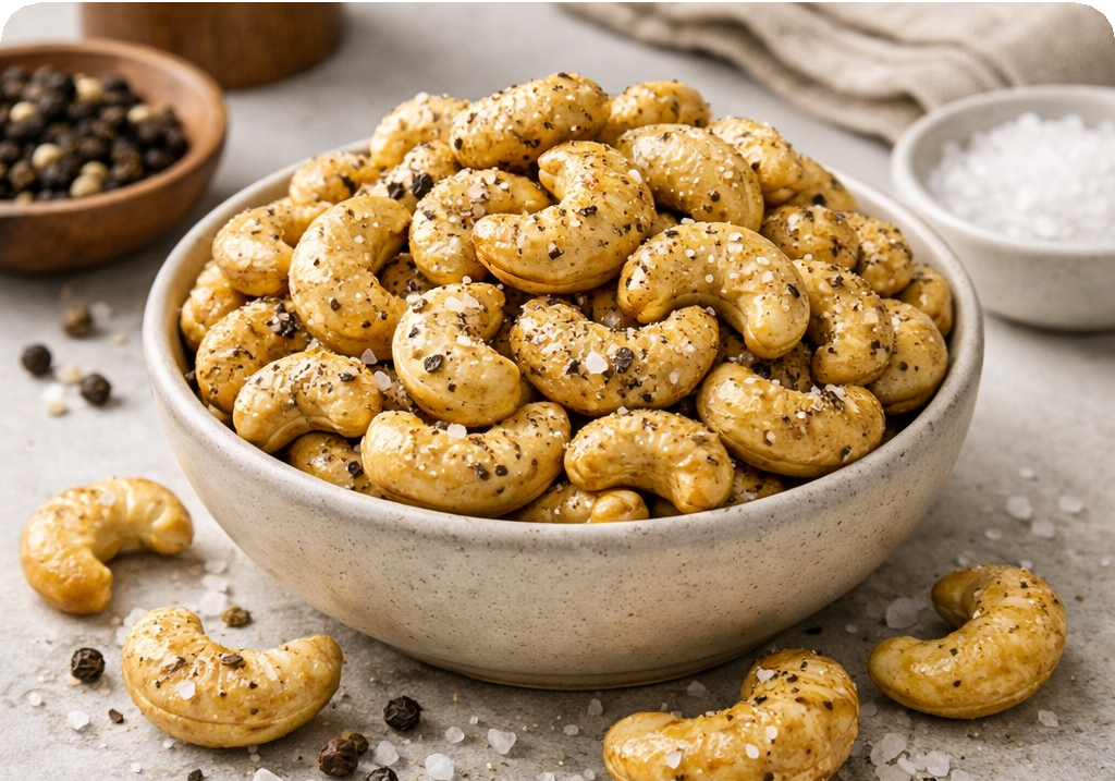 Pepper & Salted Cashews